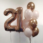 Шар-цифра «21» с гелием