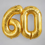 Шар-цифра «60» с гелием